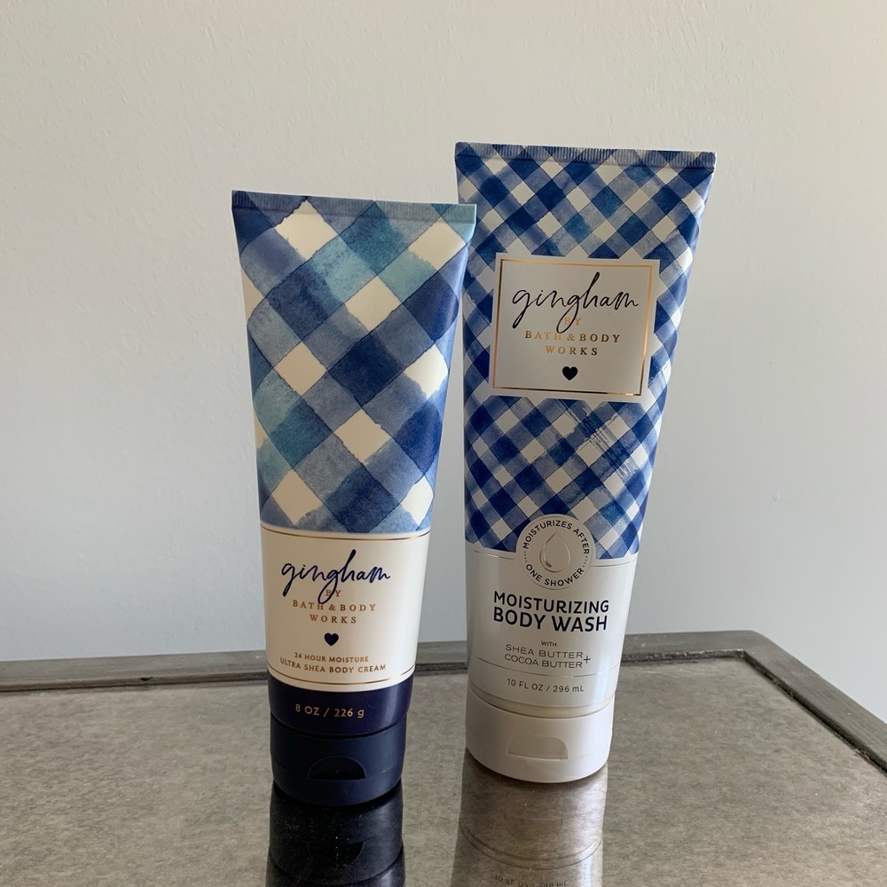 Bath & bodywork Gingham body wash and cream